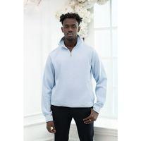 Regular Fit Fermuarlı Dik Yaka Pamuklu Selanik Kumaş Yan Cepli Kazak