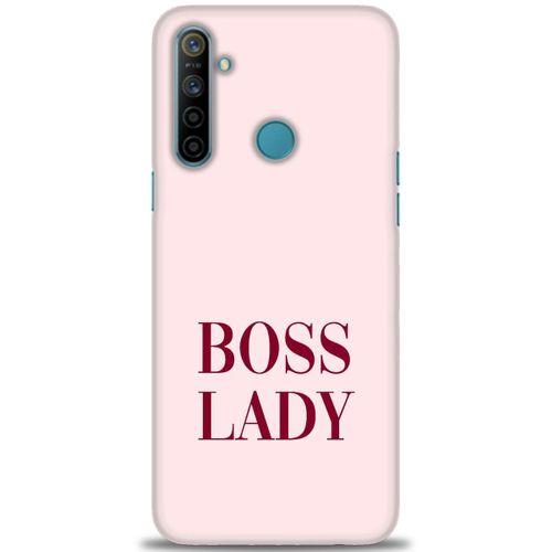 Realme C3 Kılıf HD Baskılı Kılıf - Boss Lady + Tam Ekran Koruyucu