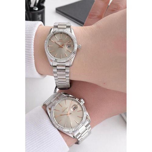 Slazenger Çiftlere Ve Sevgiliye 2 Yıl Garantili Özel 10 Atm Suya Dayanıklı Cift Saati FYS.2583.370