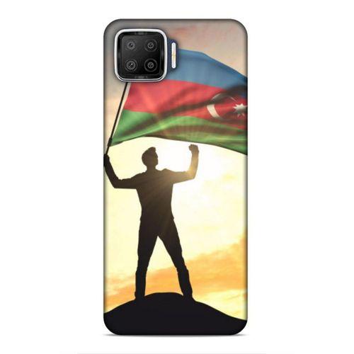 Oppo A73 Uyumlu Kılıf Azarbaijan (3) Kapak Azerbaycan Bayrak
