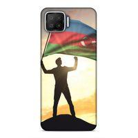 Oppo A73 Uyumlu Kılıf Azarbaijan (3) Kapak Azerbaycan Bayrak