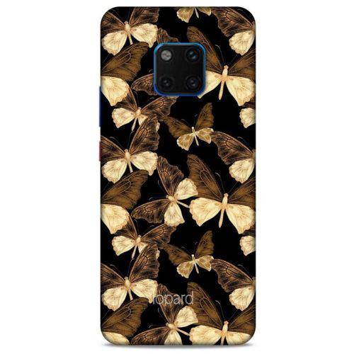 Huawei Mate 20 Pro Kılıf Kelebek Etkisi (41) Tank Kılıf Bej Yeşil