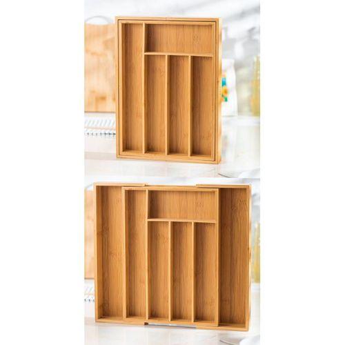 Bambu Ayarlanabilir Çekmece içi Kaşıklık & Çekmece İçi Organizer  (25*35*5 / 39*35*5)