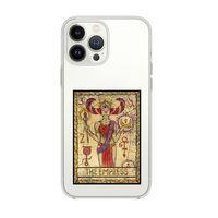 iPhone 13 Pro The Empress Desenli Premium Silikonlu Şeffaf Telefon Kılıfı