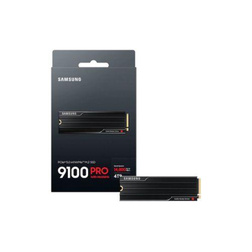 SAMSUNG MZ-VAP4T0CW, 9100 PRO, 4TB, 14800/13400, Gen5, NVMe PCIe M.2 2280, SSD (Soğutuculu) (Türkiye Distribütörü Garantili)