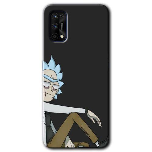 Realme 7 Pro HD Baskılı Kılıf + 9D Tam Ekran Koruyucu - Rick
