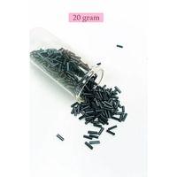 Uzun Boru Kesme Boncuk Çap 2mm Uzunluk 10 mm - 20 Gram - Koyu Yeşil - BNC227