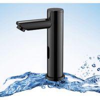 Fotoselli / Sensörlü Lavabo Bataryası Option Siyah Çift Su Girişli