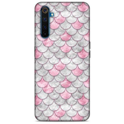 Mermer Desenli (30) Tema Silicone Case Toz Pembe Oppo Realme 6 Pro Kılıf
