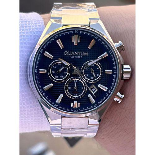 Quantum Sapphire Cizilmez Cam Çelik Kordon İç Kadran Fonksiyonları Aktif 10 Atm Erkek Kol Saat MQ390