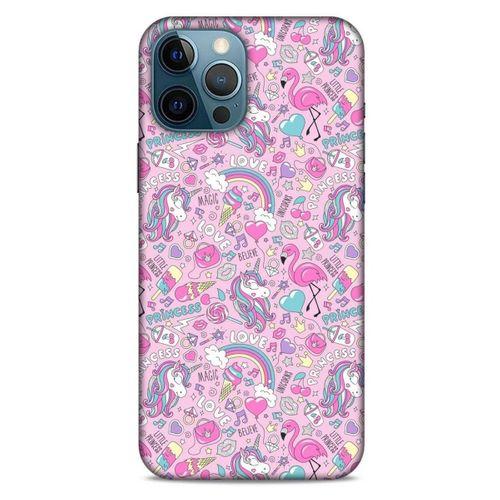 Animax Unicorn Prenses Apple iPhone 12 Pro Max Kılıf Desenli Silikon