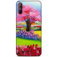 Oppo Realme C3 Kılıf Japonya (40) Fit Silikon Kılıf Japonya Ağaçları
