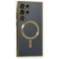 Samsung Galaxy S24 Ultra Kılıf Kross Magneticsafe Kapak - Gold