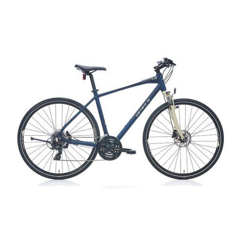 Carraro Sportive 223 28 Jant 21 Vites Hidrolik Fren Şehir Bisikleti Mat Lacivert-Sarı 51 cm