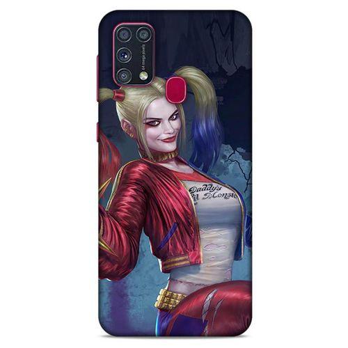 Samsung Galaxy M31 Uyumlu Kılıf Harley Quinn (9) Kılıf Gri