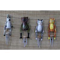 Ahşap Hayvan Figürlü Rüzgar Çanı Model 2