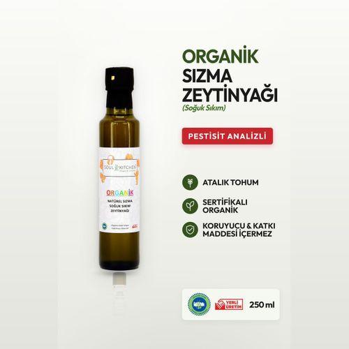 Organik Natürel Sızma Soğuk Sıkım Zeytinyağı 250ml
