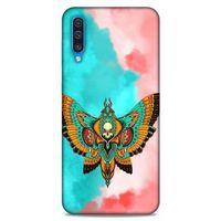 Lopard Samsung Galaxy A50 Uyumlu Kılıf Tattoo's (21) Koruyucu Kapak İskelet Kelebek