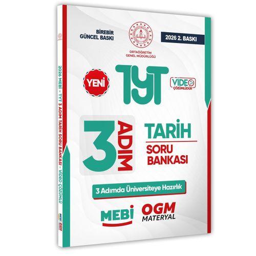 2026 TYT MEBİ-OGM 3 ADIM Tarih Soru Bankası RENKLİ A4 Boyut Video Çözüm BASKI ÜCRETİ