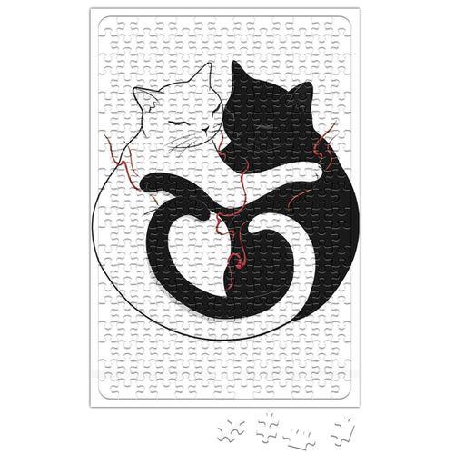 Aşk Kediler Blazing Cat Love Puzzle 240 Parça Yapboz