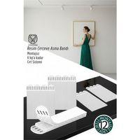 Güçlü Resim Çerçeve Asma Bandı 12'li Set - 6Kg Taşıma Kapasiteli Duvar Delmeyen Cırt Sistemi