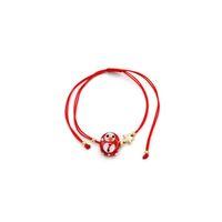 Murano Cam Yeni Yıl Bileklik - Kırmızı