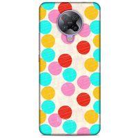 Xiaomi Poco F2 Pro Kılıf Pastel Renkler (30) Silicone Case Turkuaz Pembe