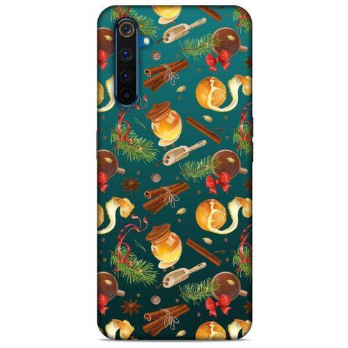 Frutix Portakal 01 Oppo Realme 6 Kılıf Desenli Silikon