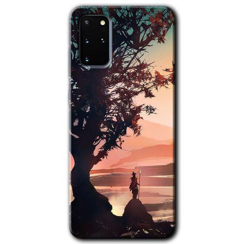 Galaxy S20 Plus Kılıf HD Desen Baskılı Arka Kapak - Yalnız Savaşcı