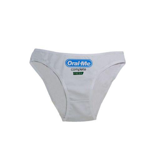 Oral Me Baskılı Kadın Külot, Slip, Komik,fantazi, Egzotik, Mesajlı Iç Çamaşırı