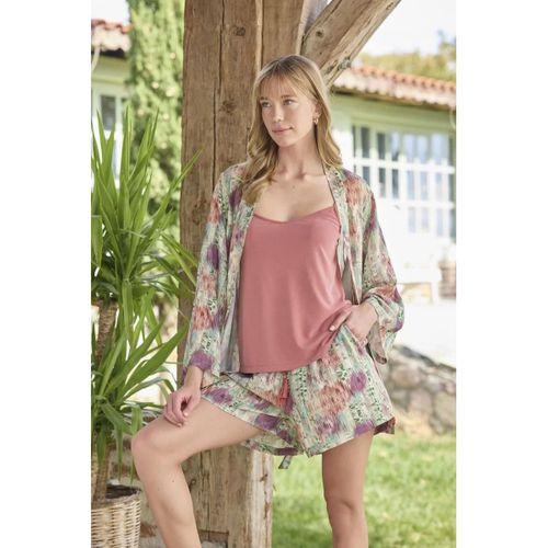 Desenli 3'lü Alt Üst Takım