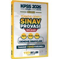 2026 KPSS Lisans GY GK Türkiye Geneli Sınav Provası Tıpkı Basım 11-12-13 Deneme Yediiklim
