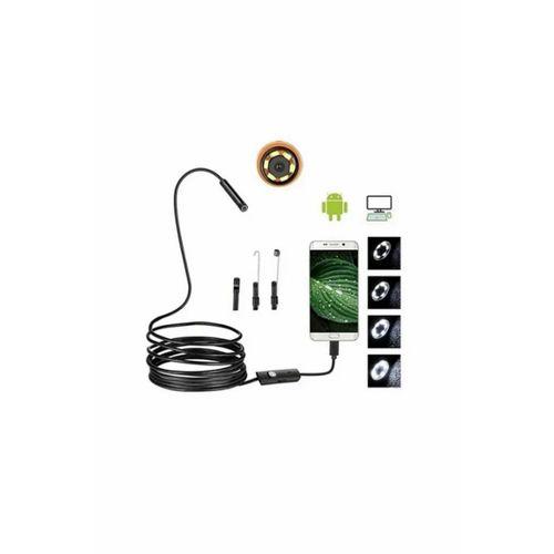 Endoskop Yılan Video Kamera Led’li 5 Metre 7 Mm Sert Kablo Yüksek Kaliteli Stereo