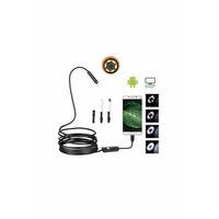 Endoskop Yılan Video Kamera Led’li 5 Metre 7 Mm Sert Kablo Yüksek Kaliteli Stereo