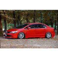 Honda Civic Uyumlu Fd6 Yan Marşpiyel (VAKUM) Beyaz Boyalıdır