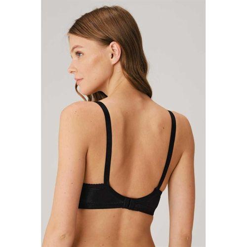 Kadın Balenli Desteksiz Dolgusuz Toparlayıcı Günlük Klasik Dantelli Küçültücü Sütyen