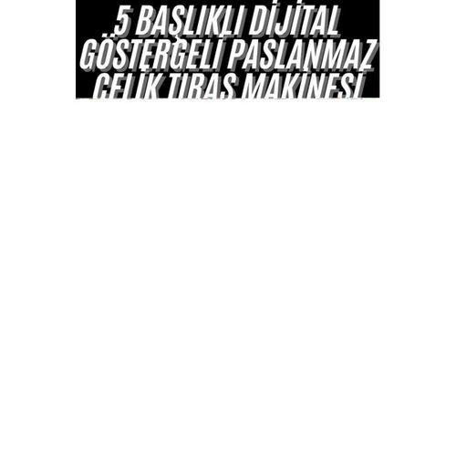 Saç Sakal Şekillendirici Tıraş Makinesi 5 Başlıklı Paslanmaz Çelik Bıçaklı Unısex