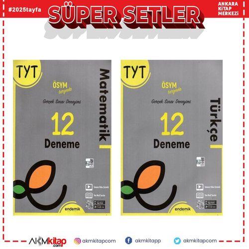 Endemik Yayınları TYT Türkçe ve Matematik Deneme Seti 2 Kitap