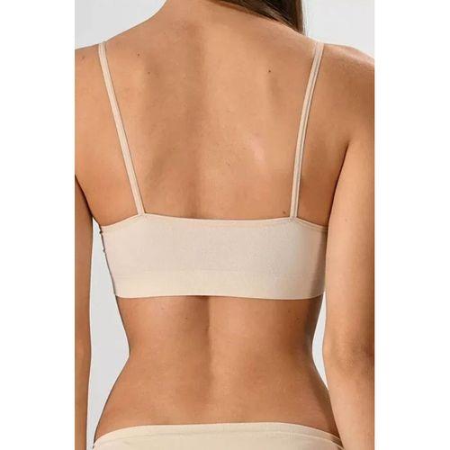 Kadın Ince Askılı Pedli Büstiyer Yarım Atlet Sütyen 3'lü Set.