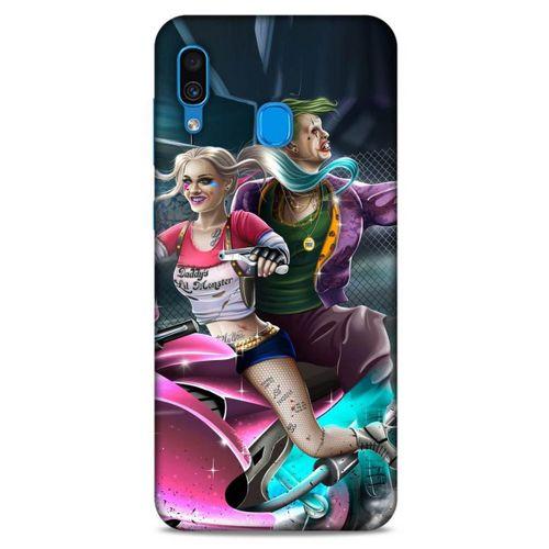 Samsung Galaxy A30 Uyumlu Kılıf Harley Quinn (28) Arka Kapak Koyu galibarda