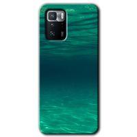 BeRa Aksesuar Poco x3 GT Kılıf Baskılı Kapak - Derin Deniz +Tam Kaplayan Mat Seramik