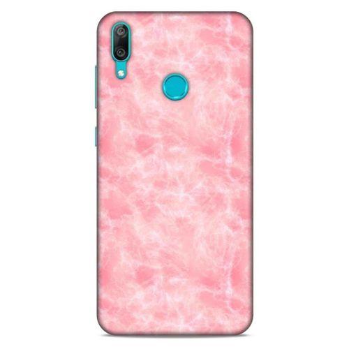 Mermer Desenli (4) Tema Koruma Kılıfı Pembe Huawei Y7 2019 Kılıf