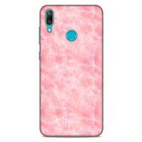 Mermer Desenli (4) Tema Koruma Kılıfı Pembe Huawei Y7 2019 Kılıf