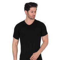 Erkek Likralı Süprem Kısa Kol V Yaka Atlet Berrak-1027