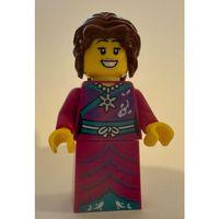 Orjinal Lego Minifigür Princess Pink Dress Castle