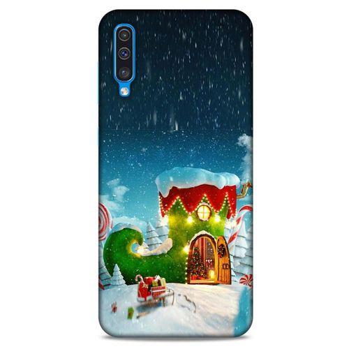Samsung Galaxy A50 Kılıf Snowix (4) Koruma Kılıfı Yeşil Lacivert