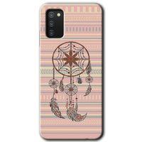 Potkal Hediye Fabrikası Samsung Galaxy A03s Kılıf HD Desen Baskılı Arka Kapak - Mandala Retro