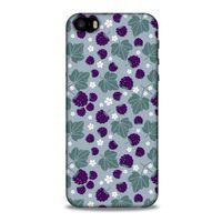 Frutix Böğürtlen 01 Apple iPhone SE Kılıf Desenli Silikon