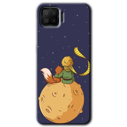 Oppo A73 Kılıf Baskılı Kapak - Küçük Prens + 5D Tam Kaplayan Cam