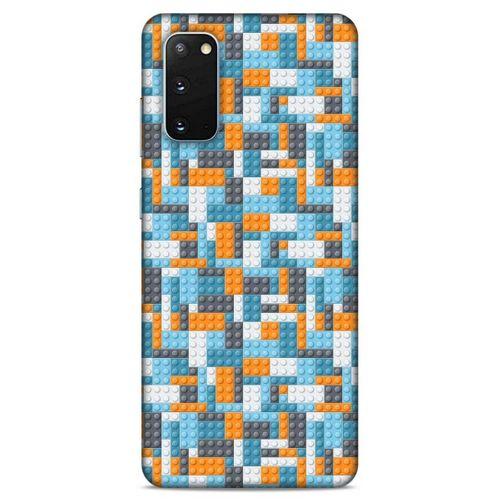 Lopard Samsung Galaxy S20 Uyumlu Kılıf BloX (43) Thin Fit Kılıf Turuncu Beyaz